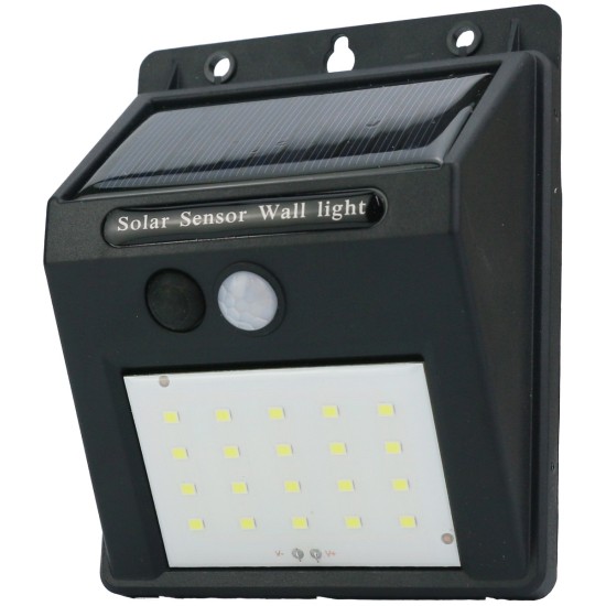 Entac Ηλιακός Προβολέας Τοίχου 1.2W SMD 3 modes Φωτοκύτταρο Entac Ηλιακός Προβολέας Τοίχου 1.2W SMD 3 modes Φωτοκύτταρο