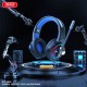 XO GE-08 Static RGB Long Mic Game Ακουστικά USB+Dual 3.5mm