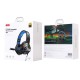 XO GE-08 Static RGB Long Mic Game Ακουστικά USB+Dual 3.5mm