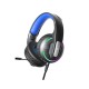 XO GE-09 Static RGB Mic Game Ακουστικά USB+3.5 (με καλώδιο προσαρμογέα)