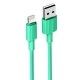 XO NB156 USB Καλώδιο Φόρτισης για Lightning Πράσινο