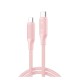 XO NB-Q265B PD 60W Type-C σε Type-C Μινιμαλιστικό Καλώδιο (Ροζ) XO NB-Q265B PD 60W Type-C σε Type-C Μινιμαλιστικό Καλώδιο (Ροζ)