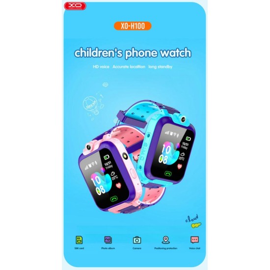 XO H100 Παιδικό Smart Watch 2G Μπλέ XO H100 Παιδικό Smart Watch 2G Μπλέ