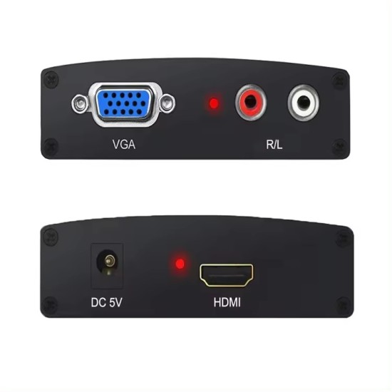 VGA σε HDTV Θήκη Αλουμινίου VGA σε HDTV Θήκη Αλουμινίου