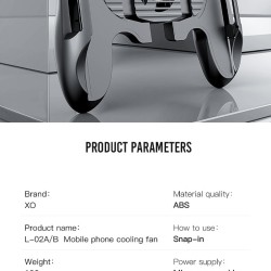 XO-H6B Ασύρματο Gamepad Με Ψύκτρα (με μπαταρία)