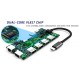 Μετατροπέας 11in1 RJ45 USBx4 VGA HDMIPD SD TF Audio Μετατροπέας 11in1 RJ45 USBx4 VGA HDMIPD SD TF Audio