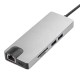 Μετατροπέας 8in1 USB C hub RJ45 HDMI USBx2 VGA SD TF USB3.0x2 Μετατροπέας 8in1 USB C hub RJ45 HDMI USBx2 VGA SD TF USB3.0x2