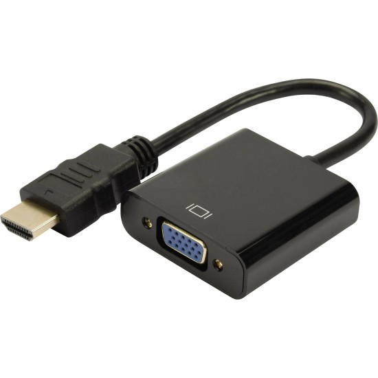 Μετατροπέας HDMI Σε VGA 0.2μ Μετατροπέας HDMI Σε VGA 0.2μ