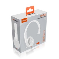 Meetion HP002 Ενσύρματο Ακουστικό Τηλεφωνίας 3.5mm / Λευκό Meetion HP002 Ενσύρματο Ακουστικό Τηλεφωνίας 3.5mm / Λευκό