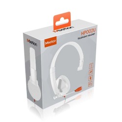 Meetion HP002U Ενσύρματο Ακουστικό Τηλεφωνίας USB  / Λευκό Meetion HP002U Ενσύρματο Ακουστικό Τηλεφωνίας USB  / Λευκό