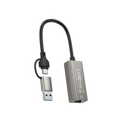 XO HUB018 Αντάπτορας Δικτύου USB σε Type-C 2-σε-1 RJ45 100Mbs XO HUB018 Αντάπτορας Δικτύου USB σε Type-C 2-σε-1 RJ45 100Mbs