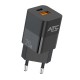 ATC-CHF5b Mini PD Fast Charger 20W Μαύρο