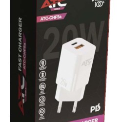 ATC-CHF5a Mini PD Fast Charger 20W Λευκό ATC-CHF5a Mini PD Fast Charger 20W Λευκό