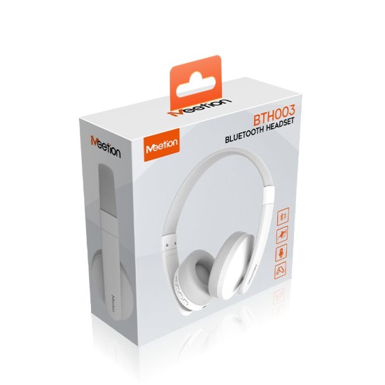 Meetion BTH003 Ακουστικά Bluetooth / Λευκό