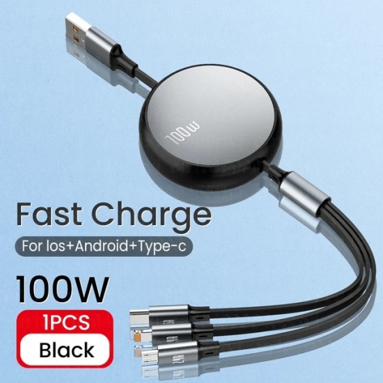 ATC-C3in1 Καλώδιο Πολλαπλής Φόρτισης Lightning Type-C Micro ATC-C3in1 Καλώδιο Πολλαπλής Φόρτισης Lightning Type-C Micro