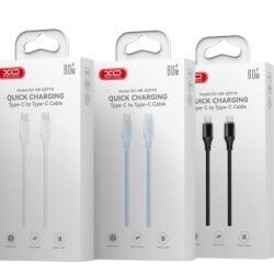 XO NB-Q291A Braided Lightning σε Type-c 27W Καλώδιο Μαύρο XO NB-Q291A Braided Lightning σε Type-c 27W Καλώδιο Μαύρο
