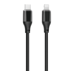 XO NB-Q291A Braided Lightning σε Type-c 27W Καλώδιο Μαύρο XO NB-Q291A Braided Lightning σε Type-c 27W Καλώδιο Μαύρο