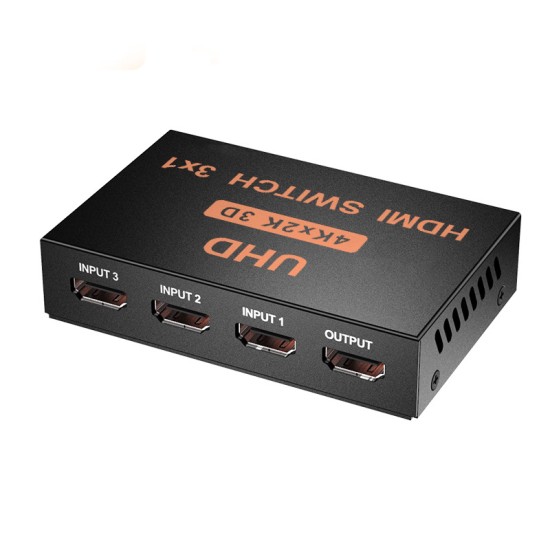 ATC HDMI Switch Μεταλλικό 3 In / 1 Out 4K x 2K Remote ATC HDMI Switch Μεταλλικό 3 In / 1 Out 4K x 2K Remote