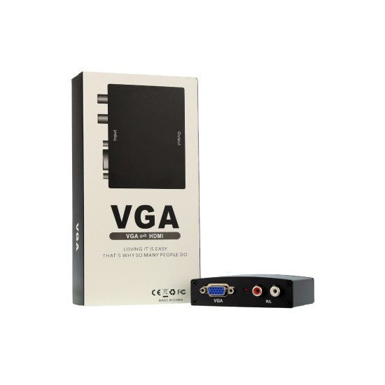VGA σε HDTV Θήκη Αλουμινίου VGA σε HDTV Θήκη Αλουμινίου