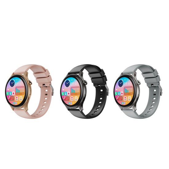 XO J6 Amoled smart sports call watch (Ασημί)