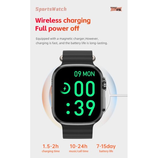 XO M8 PRO Smart Sports Call Watch Ασημί XO M8 PRO Smart Sports Call Watch Ασημί