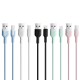 XO NB212 2.1A USB Καλώδιο για Lightning 1m Μαύρο