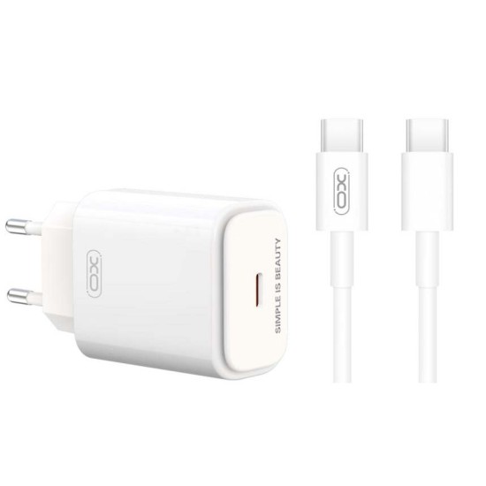 XO L90B EU PD20W Γρήγορος Φορτιστής με Type-C καλώδιο (NB-Q189A)