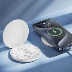 XO CX031 Adapter Family Box + Μαγνητικός ασύρματος φορτιστής 15W Λευκό XO CX031 Adapter Family Box + Μαγνητικός ασύρματος φορτιστής 15W Λευκό