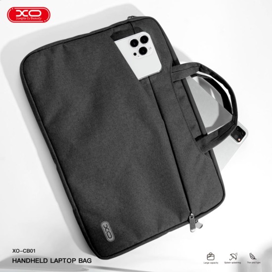 XO CB01 Τσάντα Λάπτοπ (13 inch) Μαύρο
