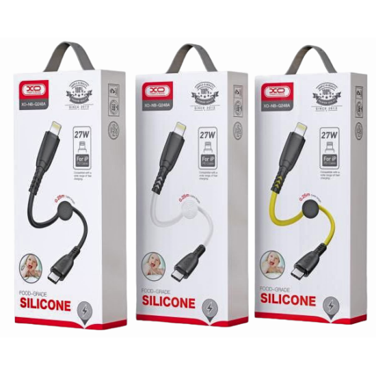 XO NB-Q248A Καλώδιο Φόρτισης + Data Suluo Series Type-c to Lightning 27W L=25cm Άσπρο XO NB-Q248A Καλώδιο Φόρτισης + Data Suluo Series Type-c to Lightning 27W L=25cm Άσπρο