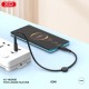 XO NB-Q248B Κοντό Καλώδιο Φόρτισης + Data 60W από Type-C σε Type-C 25 εκατοστών Suluo Series Μαύρο XO NB-Q248B Κοντό Καλώδιο Φόρτισης + Data 60W από Type-C σε Type-C 25 εκατοστών Suluo Series Μαύρο