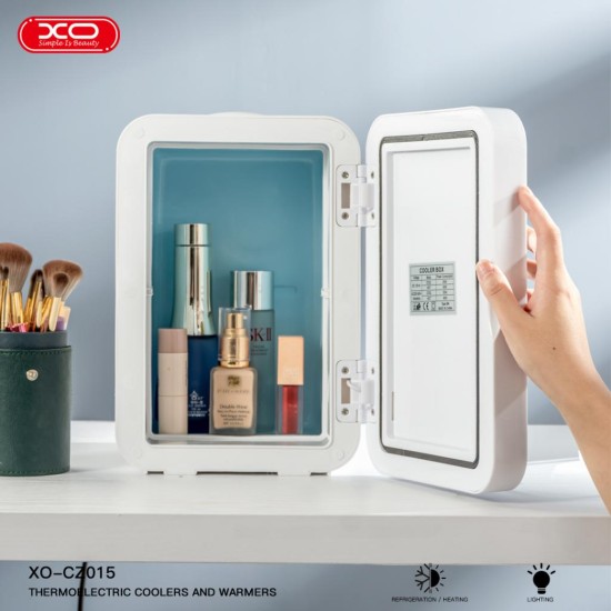 XO CZ015 Μίνι Ψυγείο διπλής χρήσης για το σπίτι και το αυτοκίνητο με καθρέφτη μακιγιάζ 8 λίτρων XO CZ015 Μίνι Ψυγείο διπλής χρήσης για το σπίτι και το αυτοκίνητο με καθρέφτη μακιγιάζ 8 λίτρων