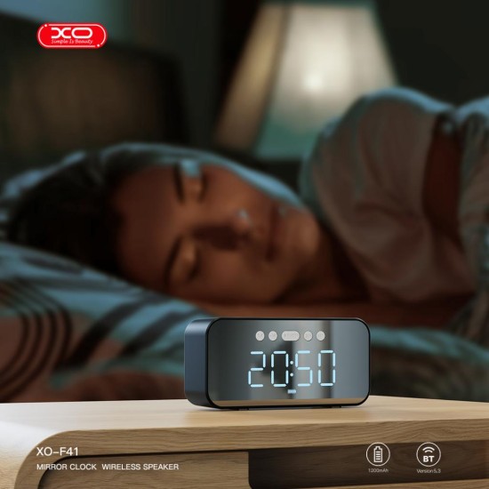 XO F41 Ρολόι - Ξυπνητήρι με Ηχείο Bluetooth FM-Radio XO F41 Ρολόι - Ξυπνητήρι με Ηχείο Bluetooth FM-Radio