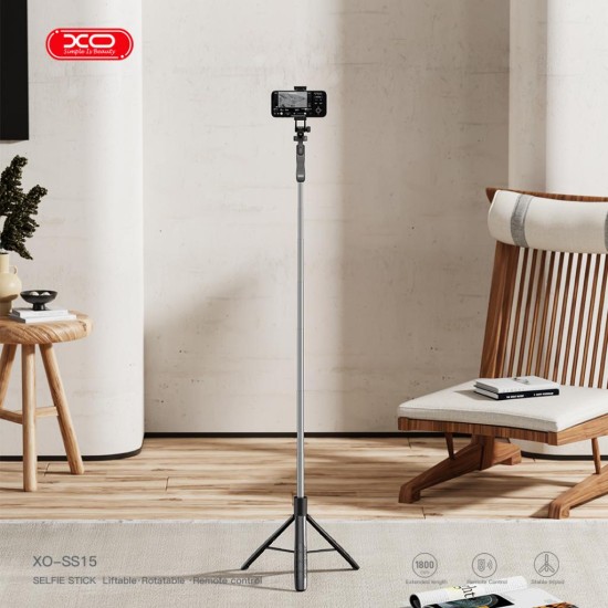 XO SS15 Bluetooth Selfie Stick με Ενισχυμένο Στήριγμα με τρία πόδια 1.8m XO SS15 Bluetooth Selfie Stick με Ενισχυμένο Στήριγμα με τρία πόδια 1.8m
