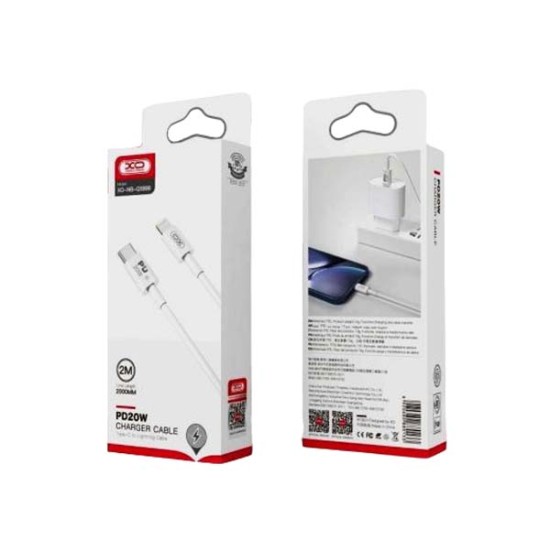 XO NB-Q189B PD 20W Καλώδιο Φόρτισης + Data Type-C Σε Lightning 2m XO NB-Q189B PD 20W Καλώδιο Φόρτισης + Data Type-C Σε Lightning 2m