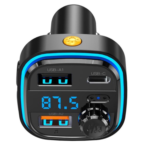 XO BCC08 Φορτιστής Αυτοκινήτου Bluetooth MP3 +5V3.1A με Φώς XO BCC08 Φορτιστής Αυτοκινήτου Bluetooth MP3 +5V3.1A με Φώς