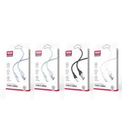 XO NB208B Καλώδιο Φόρτισης TypeC Σε TypeC 60W 1m Πράσινο