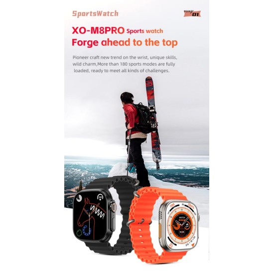 XO M8 PRO Smart Sports Call Watch Ασημί XO M8 PRO Smart Sports Call Watch Ασημί