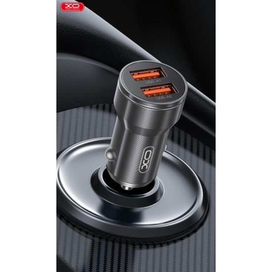 XO CC48 Smart Μεταλλικός Διπλός USB Universal Φορτιστής Αυτοκινήτου XO CC48 Smart Μεταλλικός Διπλός USB Universal Φορτιστής Αυτοκινήτου