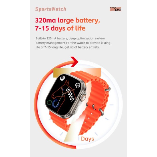 XO M8 PRO Smart Sports Call Watch Ασημί XO M8 PRO Smart Sports Call Watch Ασημί