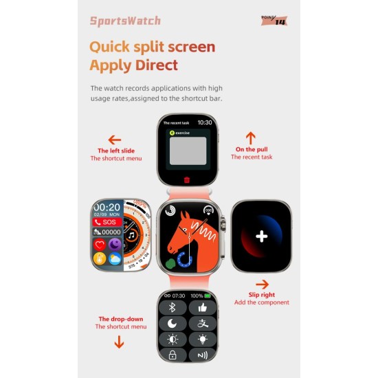 XO M8 PRO Smart Sports Call Watch Ασημί XO M8 PRO Smart Sports Call Watch Ασημί