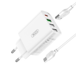 XO L120 (EU) Φορτιστής γρήγορης φόρτισης πολλαπλών θυρών με καλώδιο Micro (NB189A) XO L120 (EU) Φορτιστής γρήγορης φόρτισης πολλαπλών θυρών με καλώδιο Micro (NB189A)