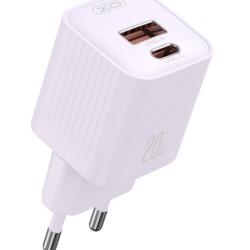 XO L147 (EU) Φορτιστής PD 1USB-A+1USB-C Μωβ XO L147 (EU) Φορτιστής PD 1USB-A+1USB-C Μωβ