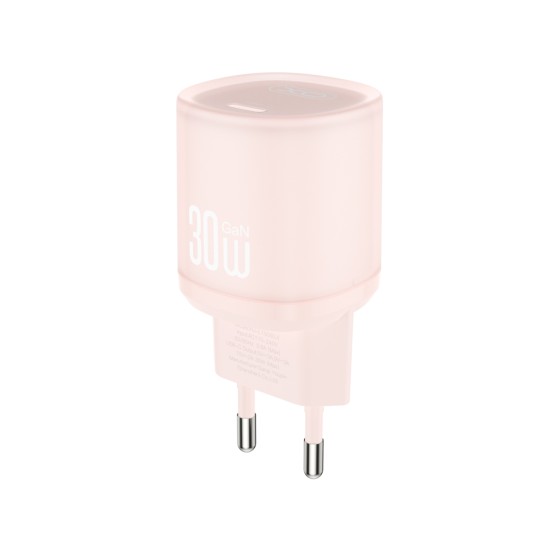 XO L150 (EU) 30W Μονός Γρήγορος Φορτιστής USB-C Ροζ XO L150 (EU) 30W Μονός Γρήγορος Φορτιστής USB-C Ροζ