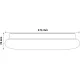 Avide LED Μοντέρνα Πλαφονιέρα Οροφής Larissa 24W 375*70mm Λευκό 4000K Avide LED Μοντέρνα Πλαφονιέρα Οροφής Larissa 24W 375*70mm Λευκό 4000K