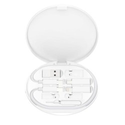 XO CX031 Adapter Family Box + Μαγνητικός ασύρματος φορτιστής 15W Λευκό