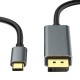 Καλώδιο Type C σε 4K 60hz DP 1,8m Καλώδιο Type C σε 4K 60hz DP 1,8m