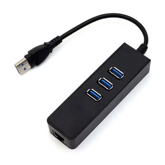 USB3.0 σε USB3.0x4 με Gigabit Lan USB3.0 σε USB3.0x4 με Gigabit Lan