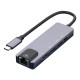 Αντάπτορας 5in1 RJ45 USB3.0x2 PD 4K 60HZ HDTV Αντάπτορας 5in1 RJ45 USB3.0x2 PD 4K 60HZ HDTV