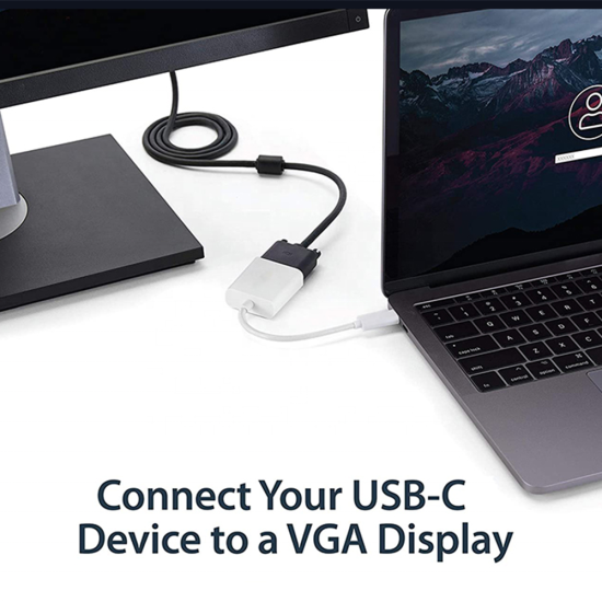 Μετατροπέας Type-C σε VGA Μεταλικός